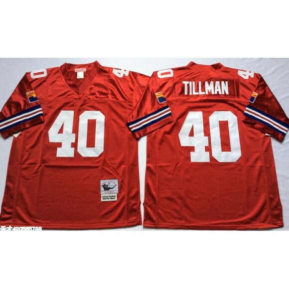Mens Youths Kids Womens Pat Tillman Red Jersey Stitched